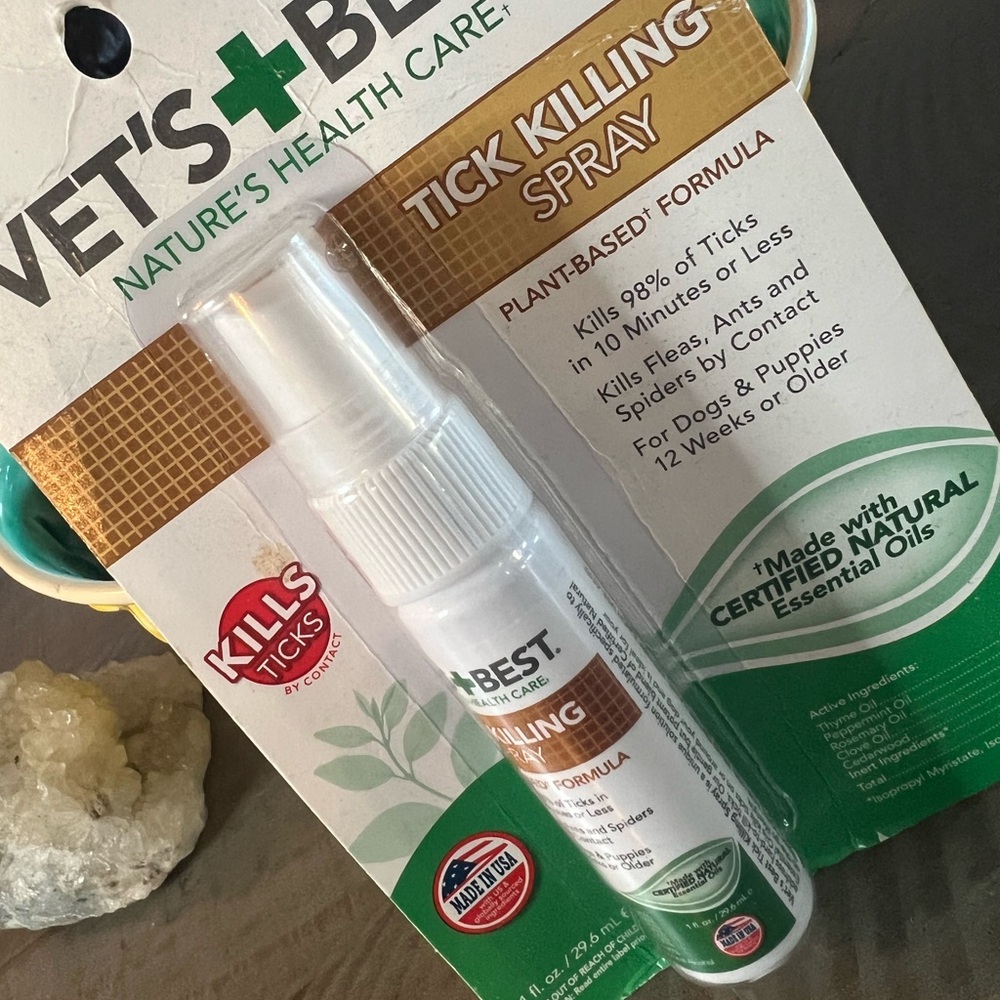 Tick Killing Spray for Dogs Grooming Plant Based